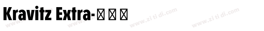 Kravitz Extra字体转换 Kravitz Extra字体转换